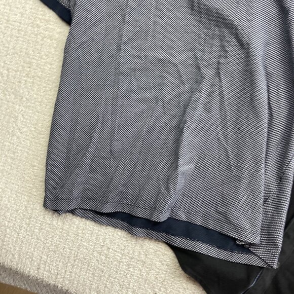 Lot x2 Michael Kors Polo Men's L Black / Blue Preppy Button up / Pullover - Picture 5 of 14